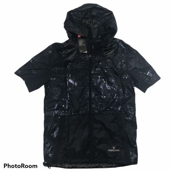Under Armour Men’s Perpetual Black Windbreaker‎ - Picture 5 of 8